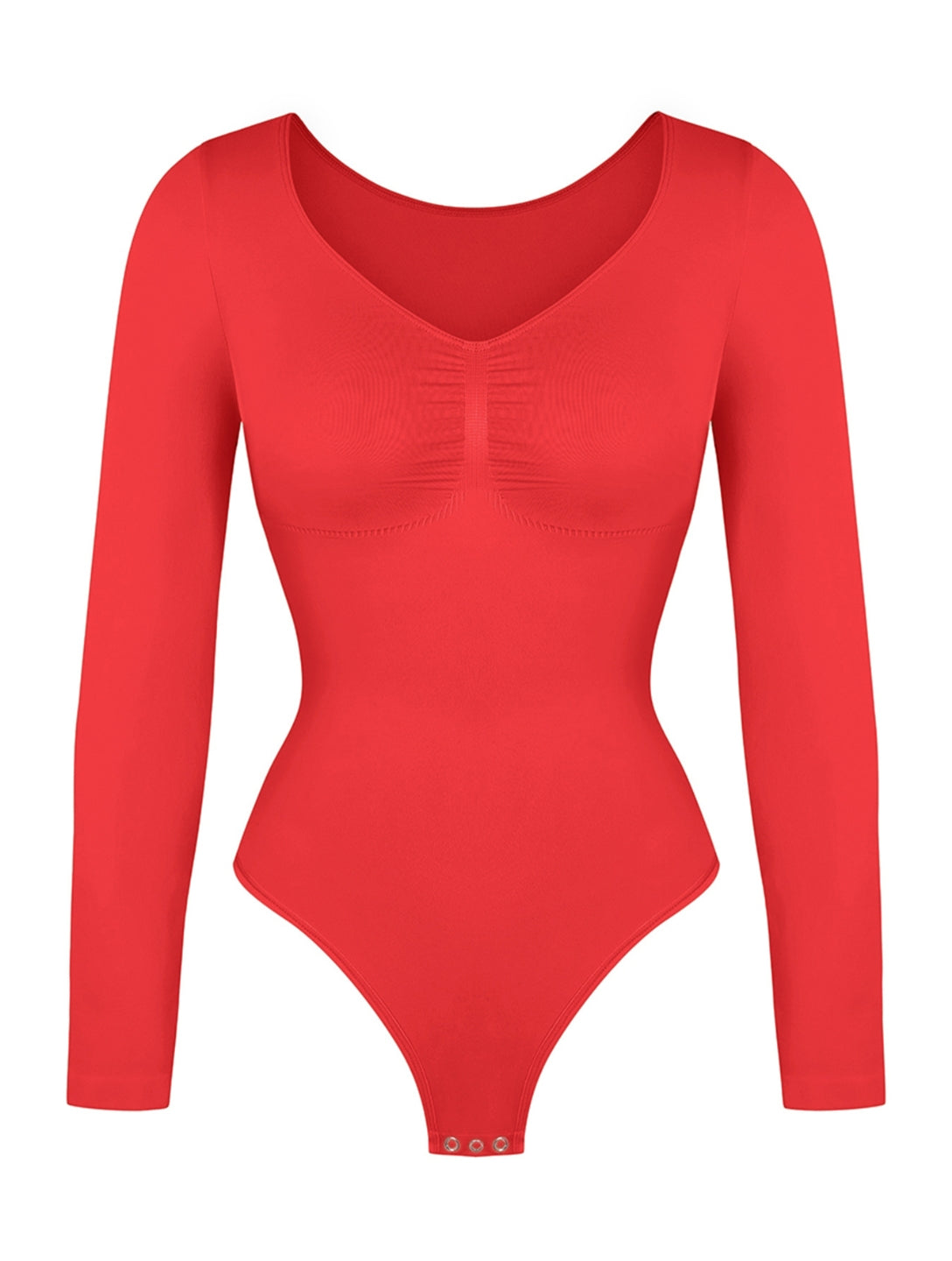 Long Sleeve Ruched Bodysuit