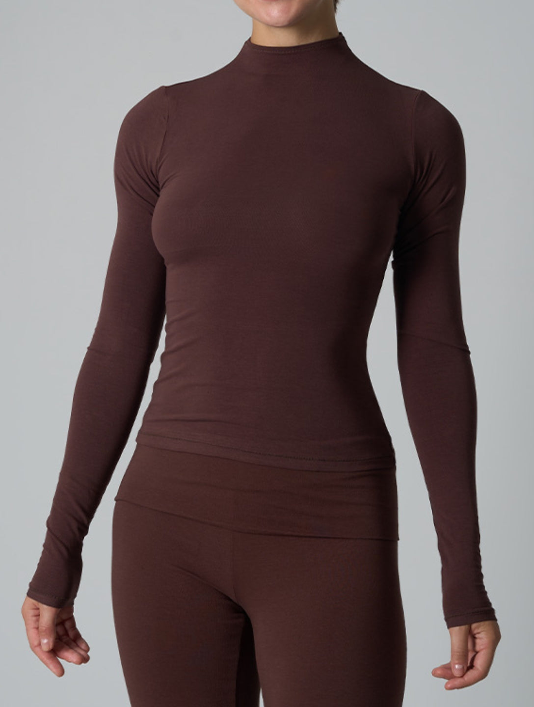 Cotton Classic High Neck Longsleeve