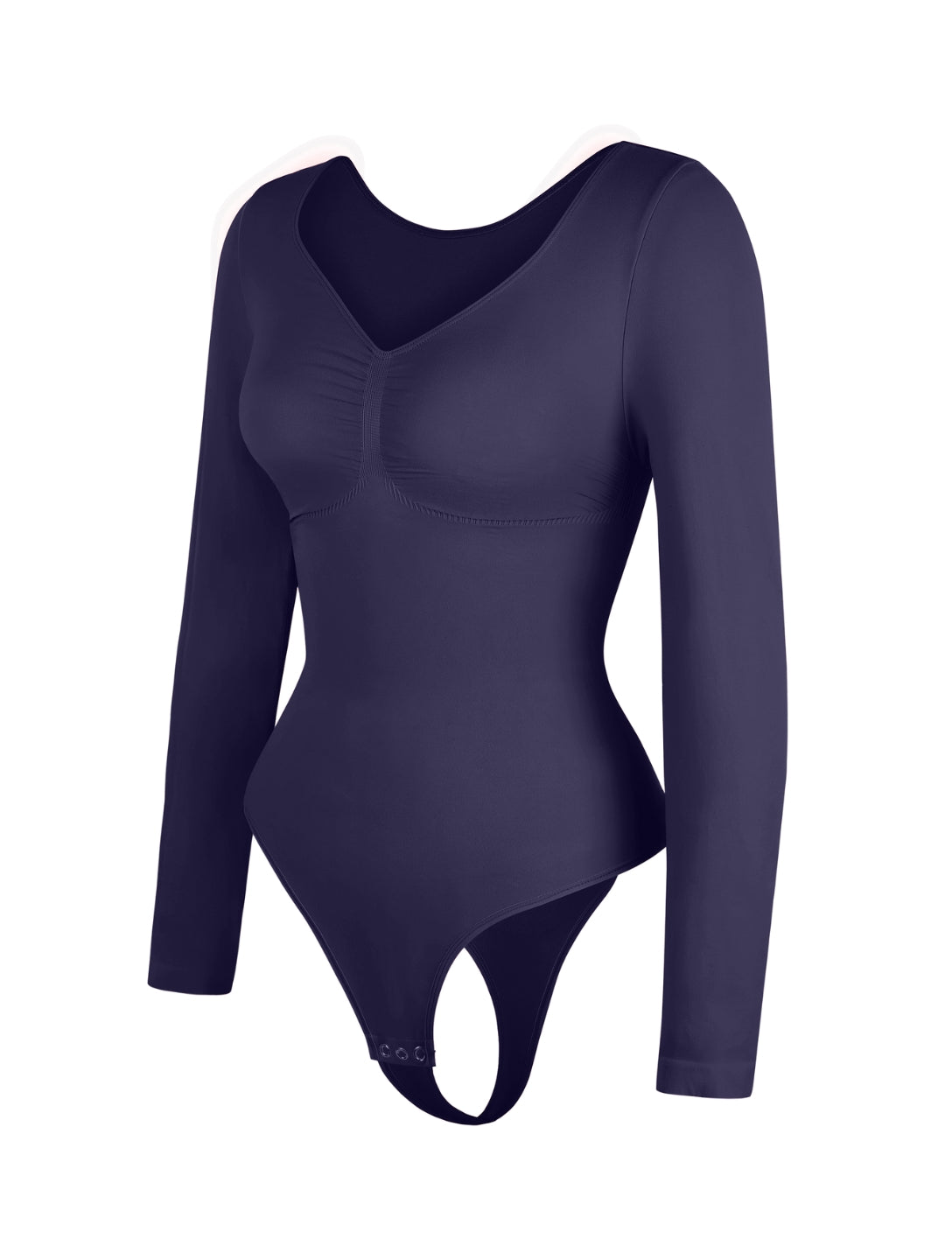 Long Sleeve Ruched Bodysuit