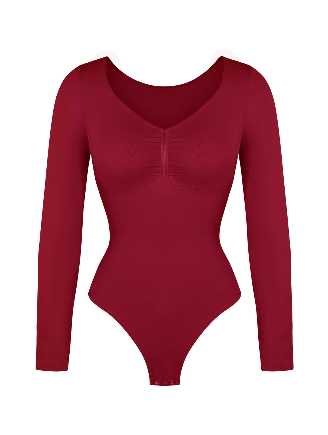 Long Sleeve Ruched Bodysuit