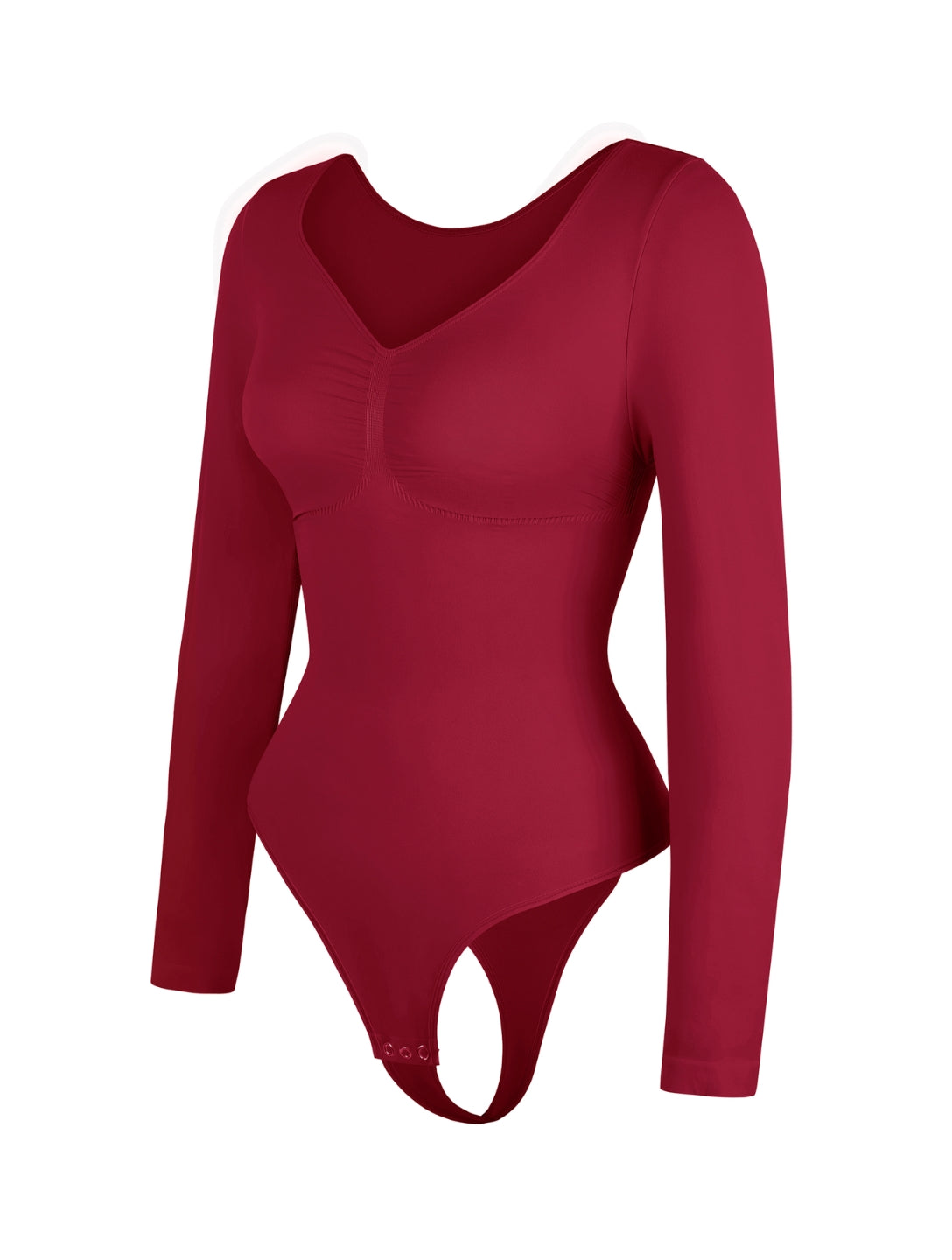 Long Sleeve Ruched Bodysuit