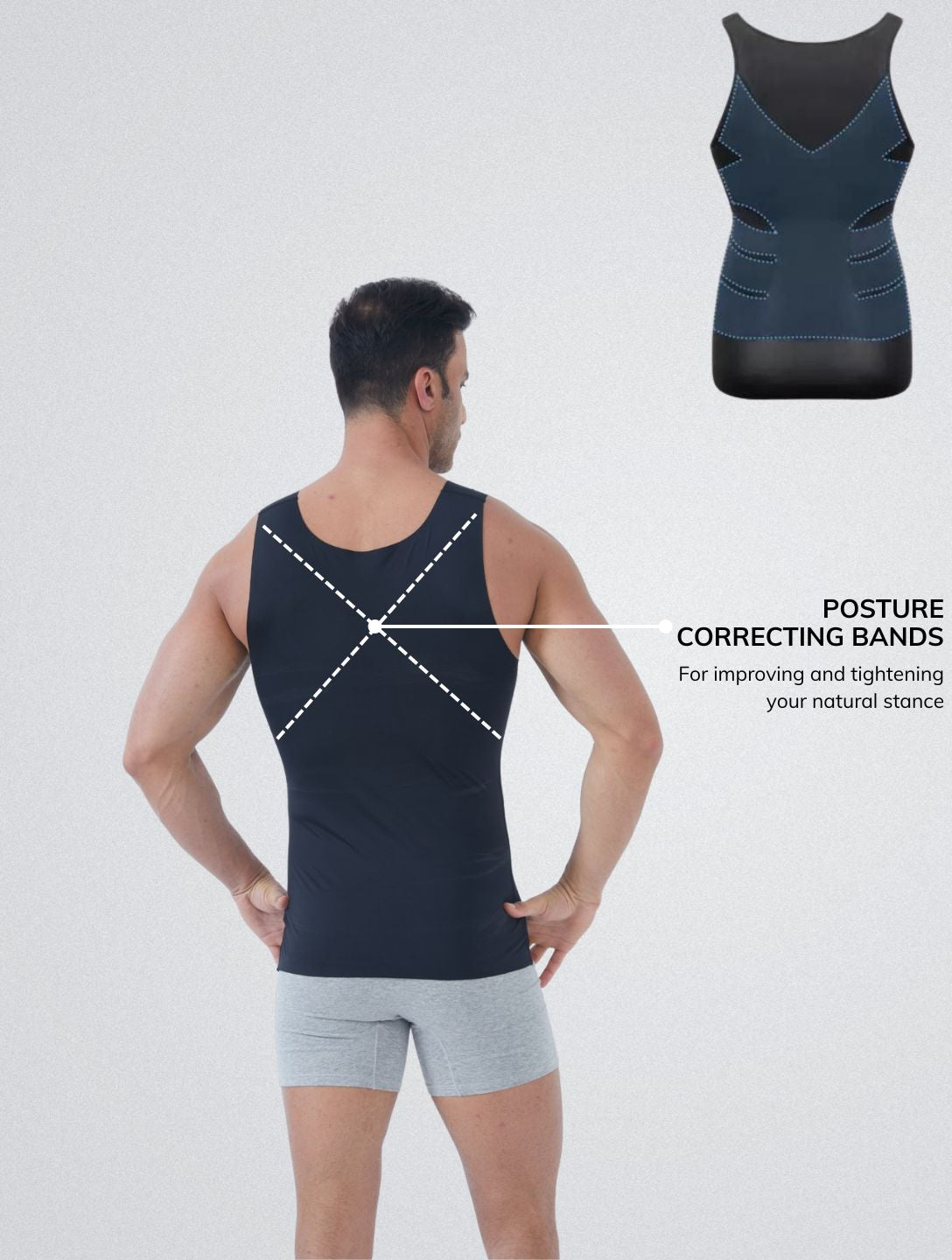 Chemise de Compression Correctrice de Posture
