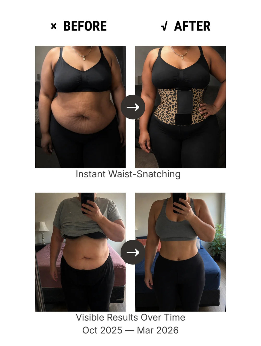Tummy Control Adjustable Waist Trainer - HeyShape