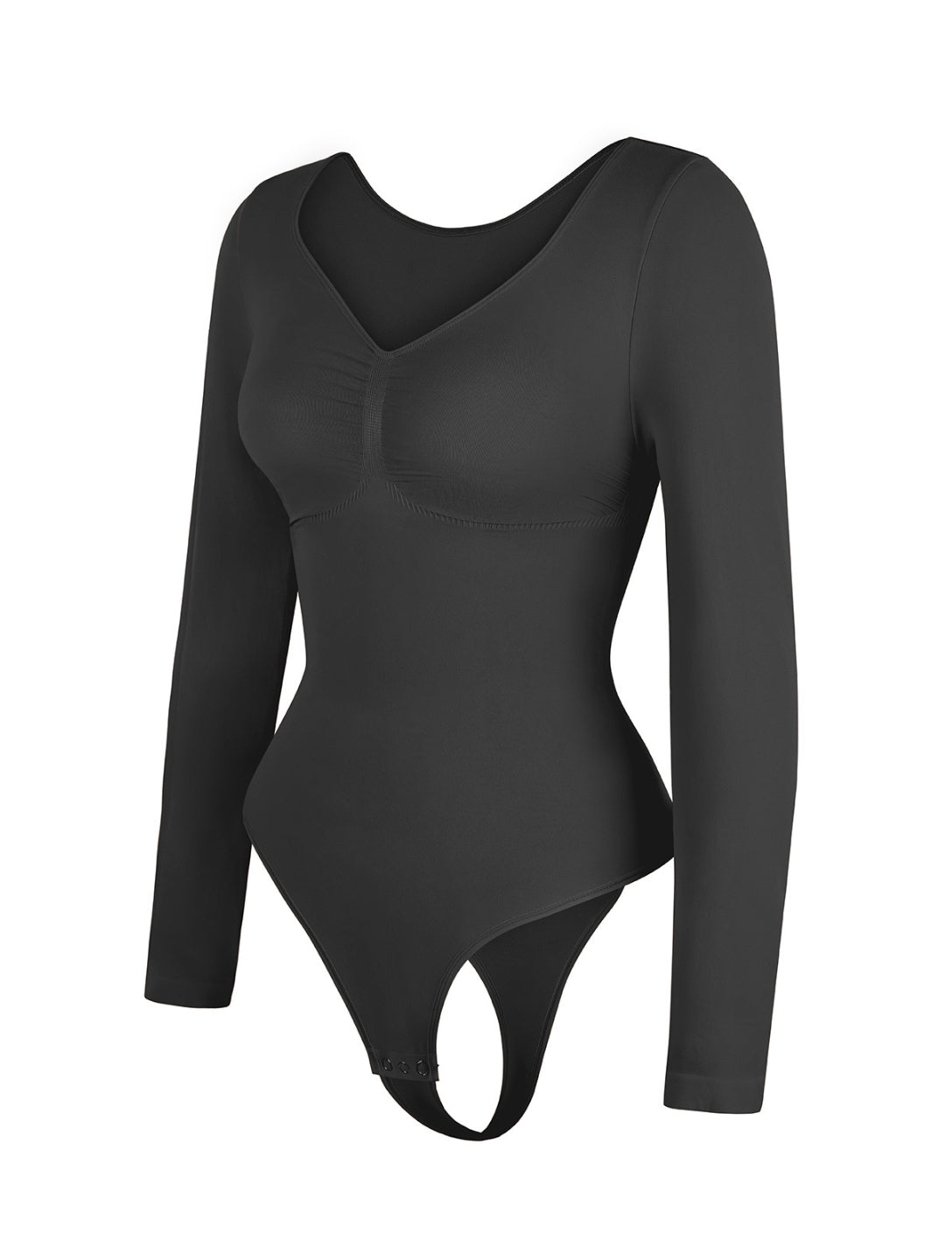 Long Sleeve Ruched Bodysuit