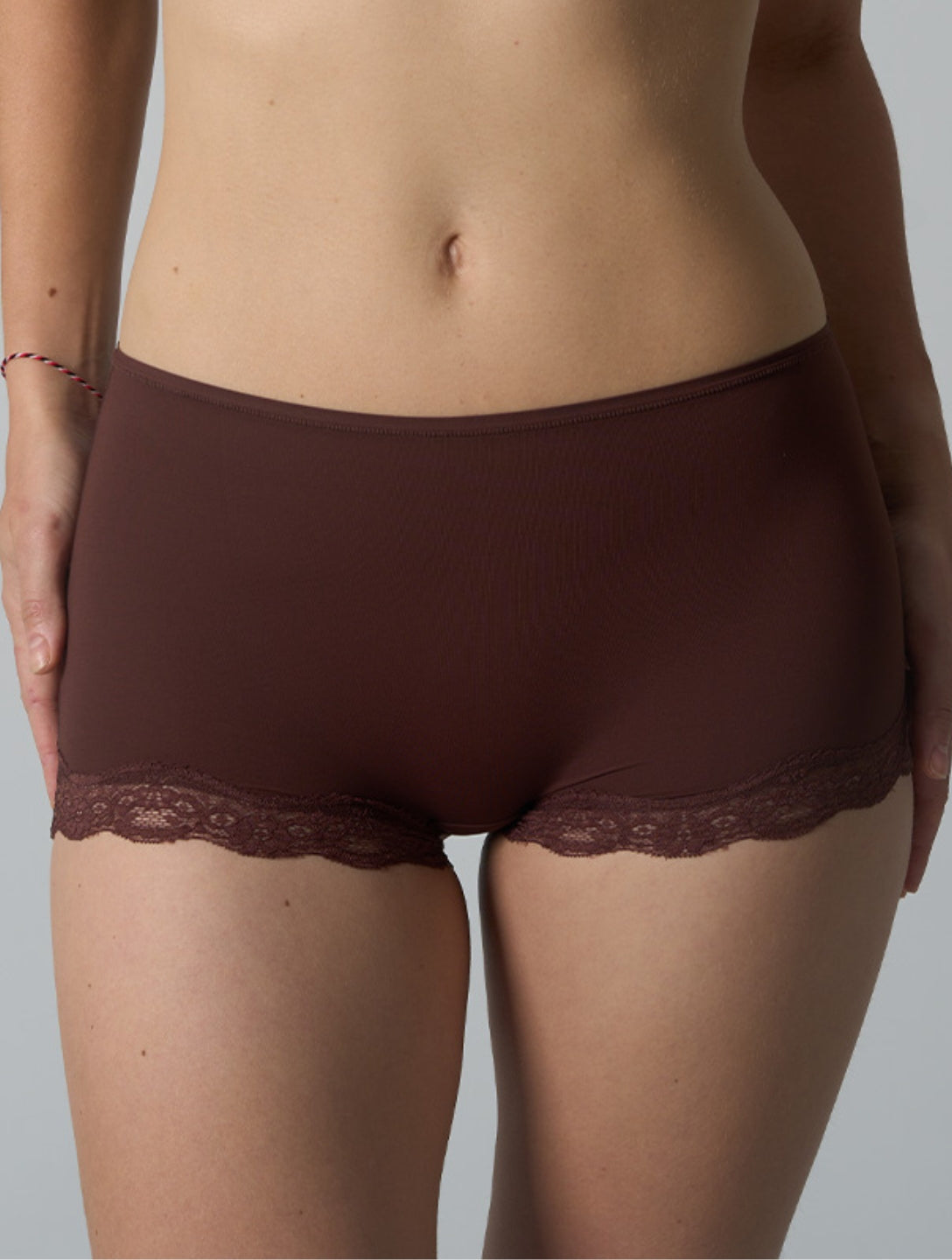 Le Boxer Lisse en Dentelle