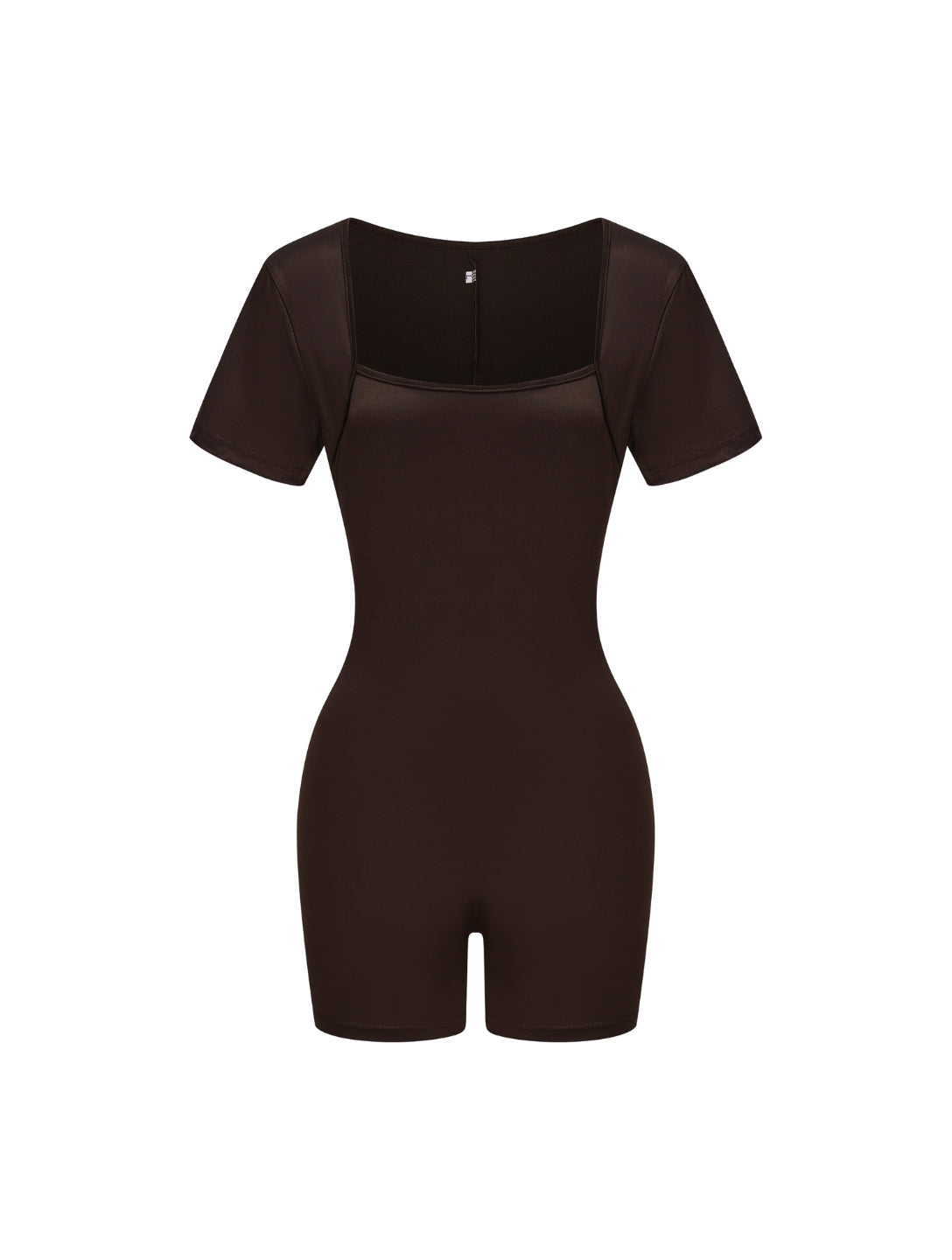 Square Neck Short Sleeve Jumpsuit