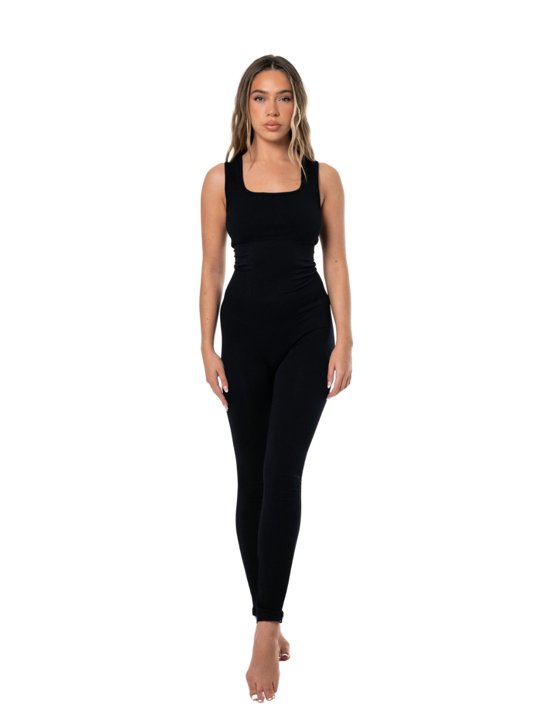 One Piece Tank Top Jumpsuit - HeyShape
