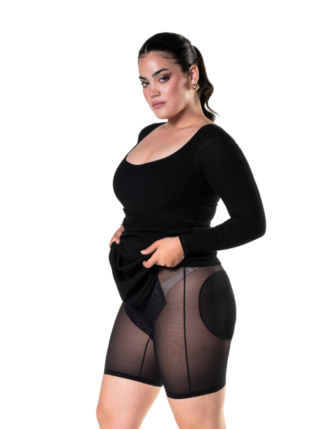 Shapewear Long Sleeve Dress - HeyShape