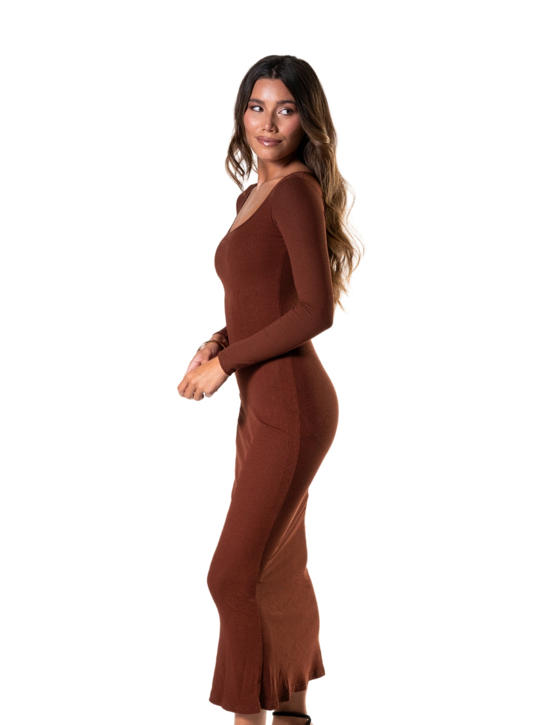 Shapewear Long Sleeve Dress - HeyShape