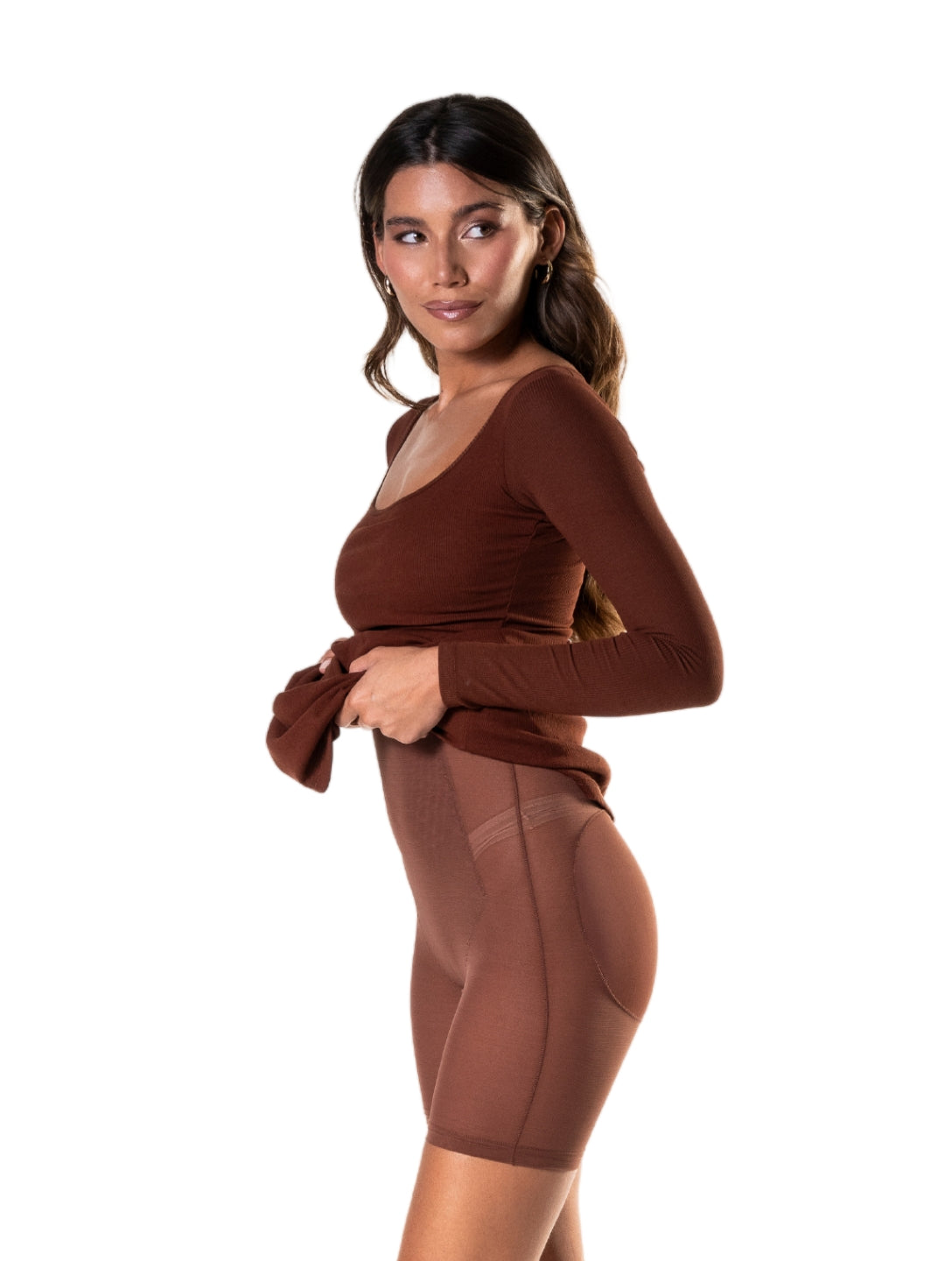 Shapewear Long Sleeve Dress - HeyShape