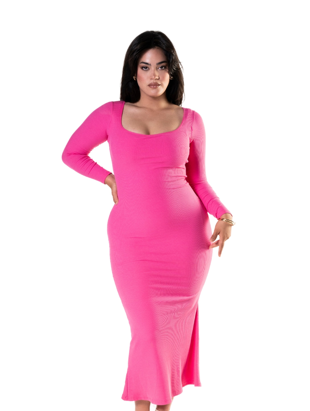 Shapewear Long Sleeve Dress - HeyShape