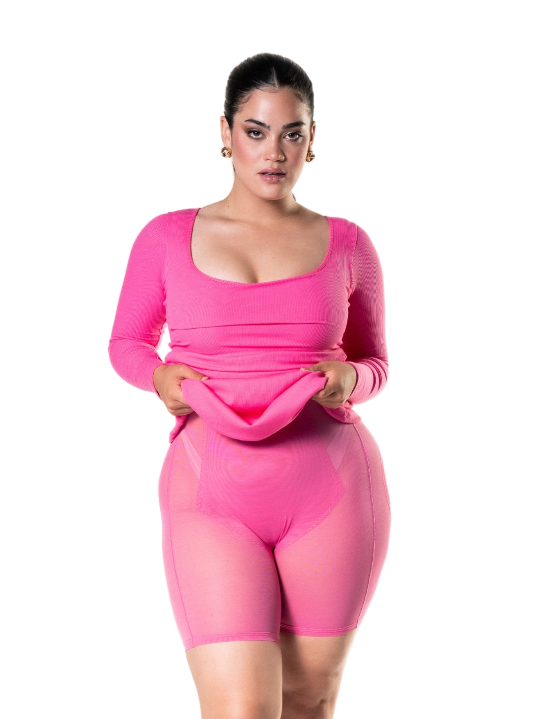 Shapewear Long Sleeve Dress - HeyShape