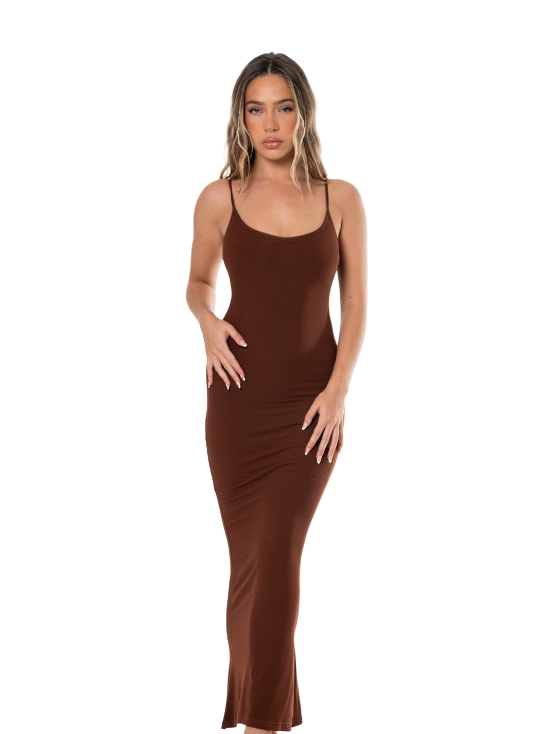 Shapewear Slip Maxi Dress - HeyShape