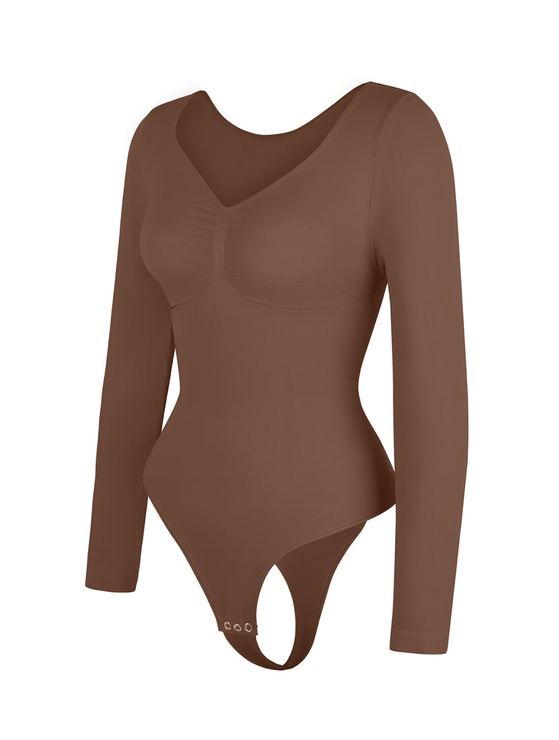 Long Sleeve Ruched Bodysuit