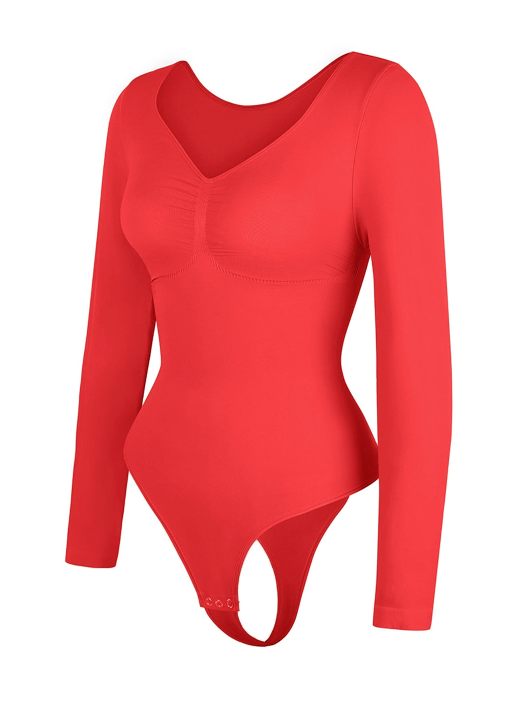 Long Sleeve Ruched Bodysuit