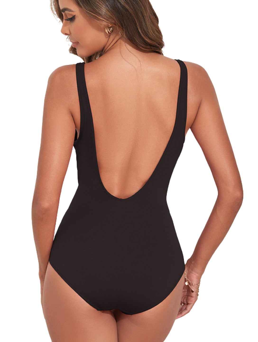 Sculpt Wrap Low Back One Piece