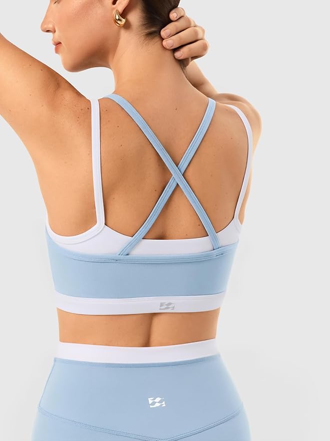 High Waisted Seamless Leggings & Double Layer Sports Bra
