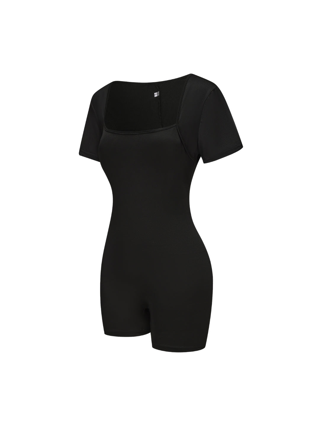 Square Neck Short Sleeve Jumpsuit