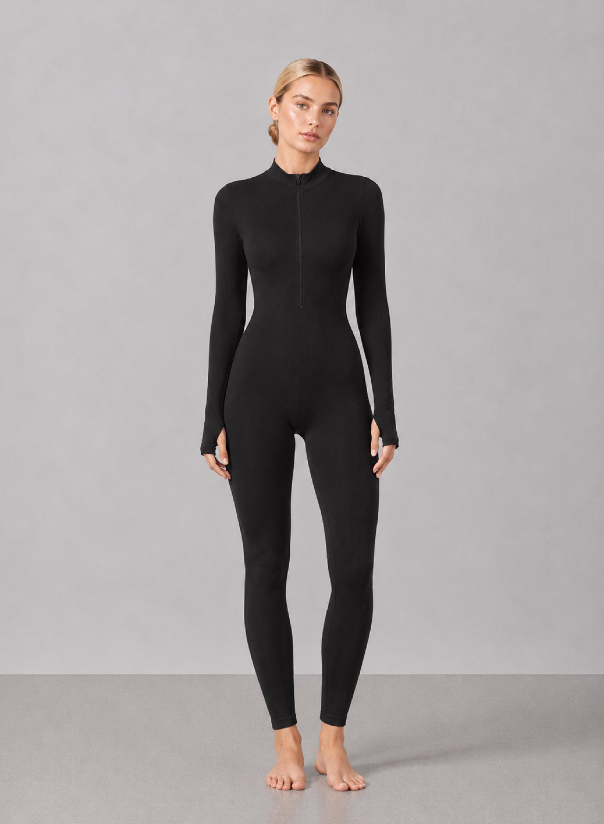Snatched Rib Jumpsuit - HeyShape