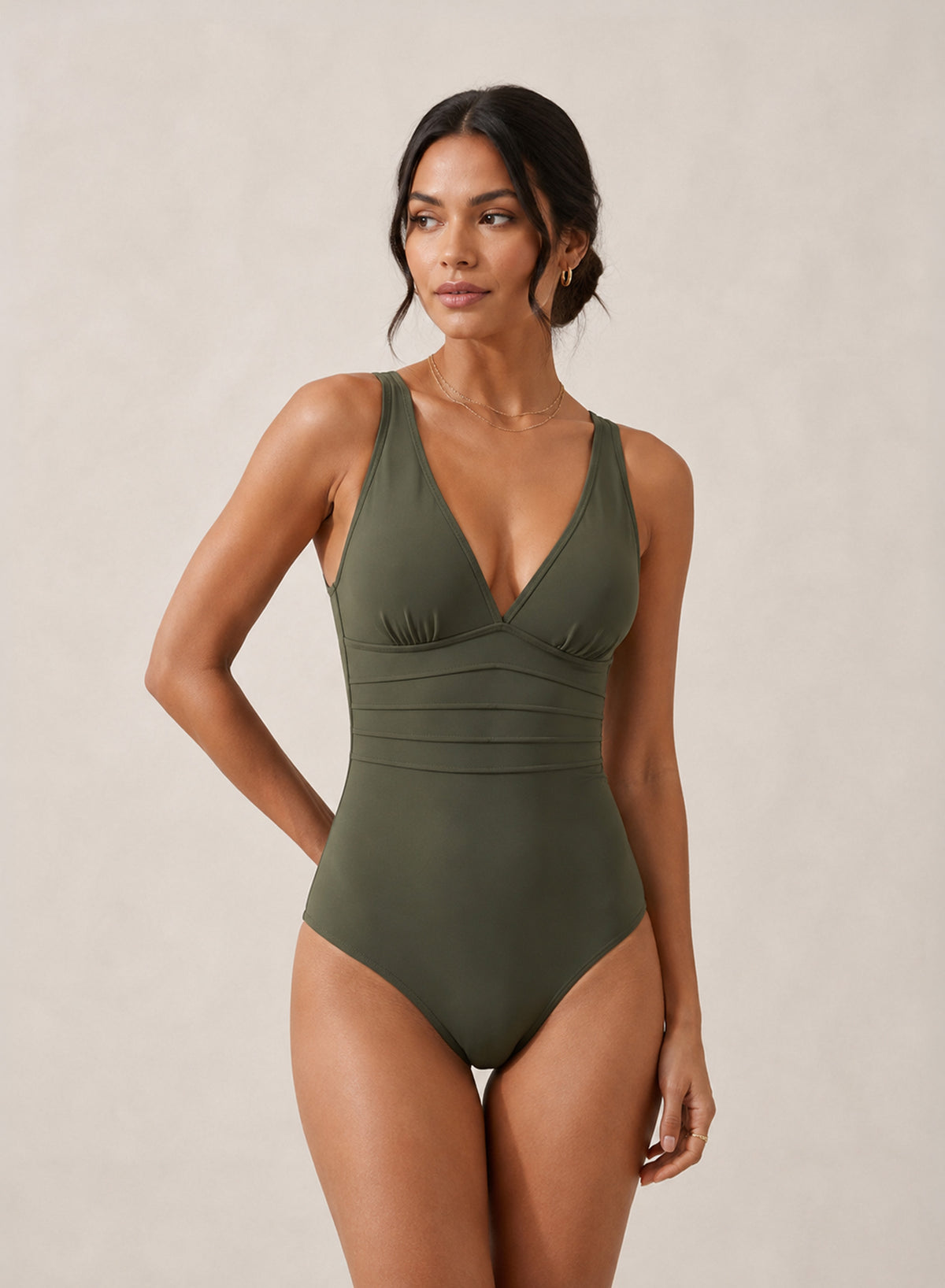 Low Back V-Neck Sculpting Suit
