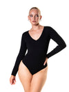 Pitkähihainen pyöreäkauluksinen bodysuit